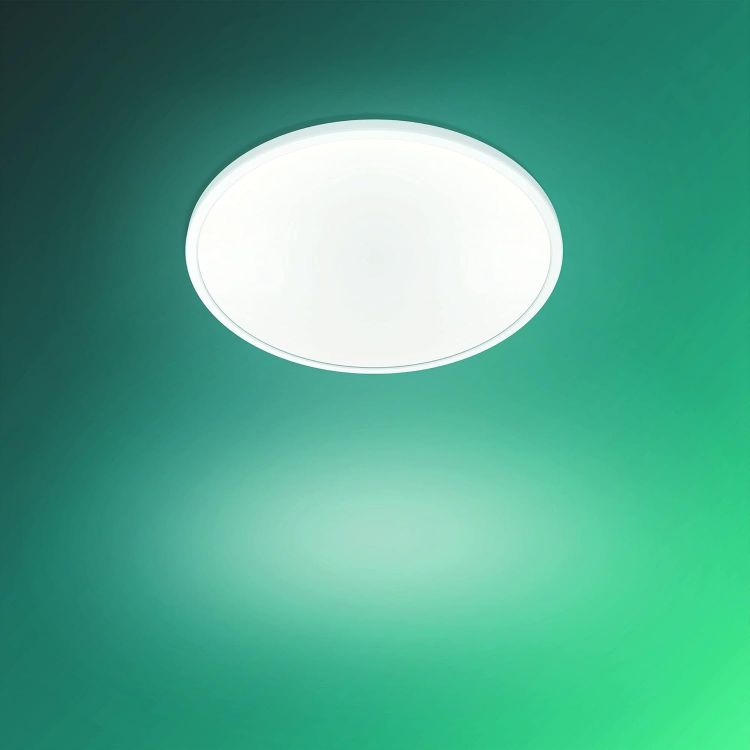 Picture of LED SuperSlim SceneSwitch Dimmable Ceiling Light 2700K 18W [Warm White - White] For Indoor Home Lighting in Living Room and Bedroom