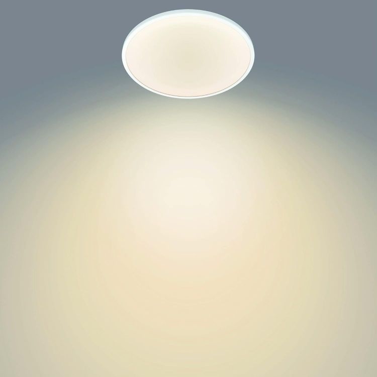 Picture of LED SuperSlim SceneSwitch Dimmable Ceiling Light 2700K 18W [Warm White - White] For Indoor Home Lighting in Living Room and Bedroom