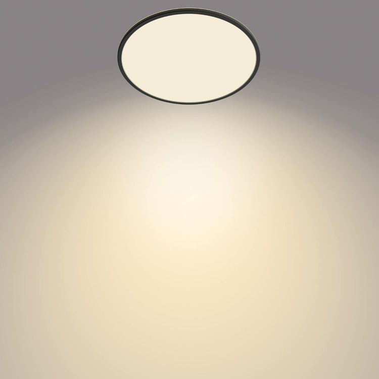 Picture of LED SuperSlim SceneSwitch Dimmable Ceiling Light 2700K 22W [Warm White - Black] for Indoor Home Lighting in Living Room and Bedroom