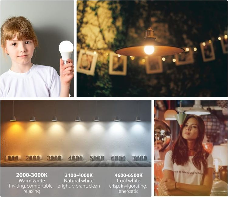 Picture of LED Bulb Classic A60 LED Lamp, E27 Base Screw, 6W, Replaces 60W, Natural White 4000K, Natural Neutral Daylight, Non-dimmable, 600 Lumen, Light Bulb, Indoor Outdoor, 10 Pieces
