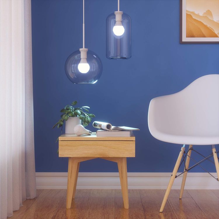 Picture of Essentials B22 LED Bulbs, Pack of 3 RGBW Dimmable Smart Bulbs - Thread & Bluetooth Colour Changing Light Bulbs, Works with Google Assistant Apple HomeKit, for Room Decor & Gaming