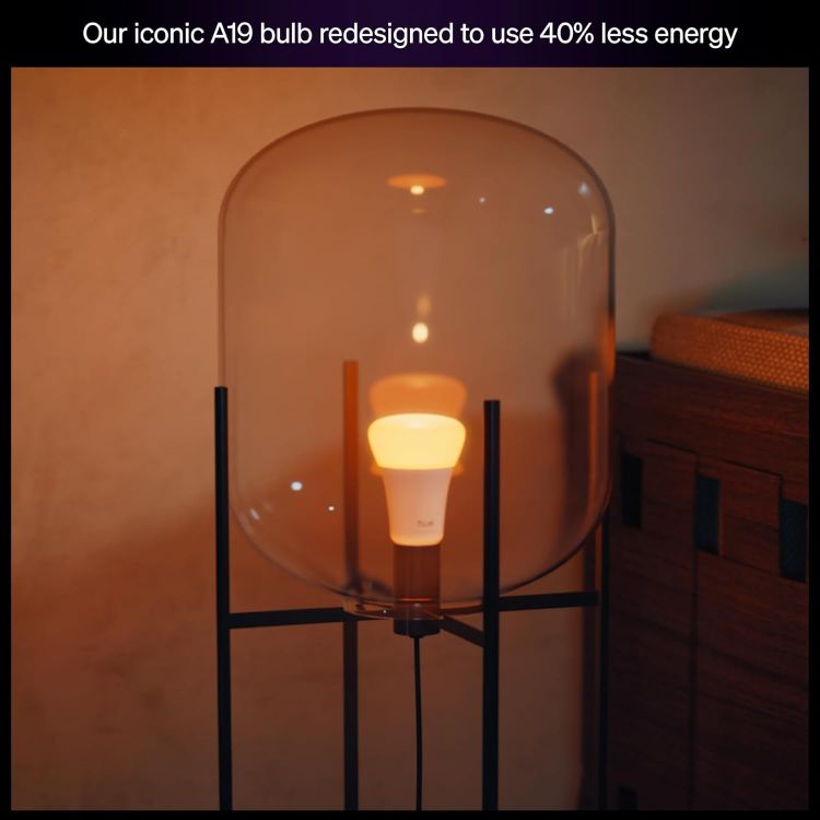Picture of Smart A67 LED Bulb, White and Color Ambiance, E27 Base, 11.8W, Full Spectrum Light 1000K-20000K, 1600 LM, Dimmable Mood Lighting, Smart Lighting Works with Alexa, Google, and Apple, 1 Pack