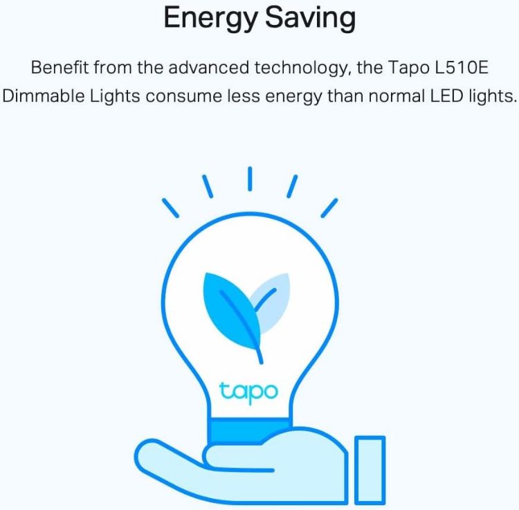 Picture of L510E (2-Pack) E27 Smart Bulb, Alexa Light Bulb, WiFi Smart Light Bulb, Dimmable, 8.3W (60W), Schedule & Timer, Away Mode, Energy Saving, Preset for Convenience, Voice Control with Alexa & Google