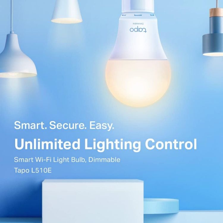 Picture of L510E (2-Pack) E27 Smart Bulb, Alexa Light Bulb, WiFi Smart Light Bulb, Dimmable, 8.3W (60W), Schedule & Timer, Away Mode, Energy Saving, Preset for Convenience, Voice Control with Alexa & Google