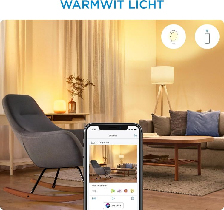 Picture of Colour [E27 Edison Screw] Smart Connected WiFi Light Bulb + WizMote with Wireless Remote. 60W Colour and White Light, App Control for Home Indoor Lighting, Livingroom, Bedroom. [Energy Class A]