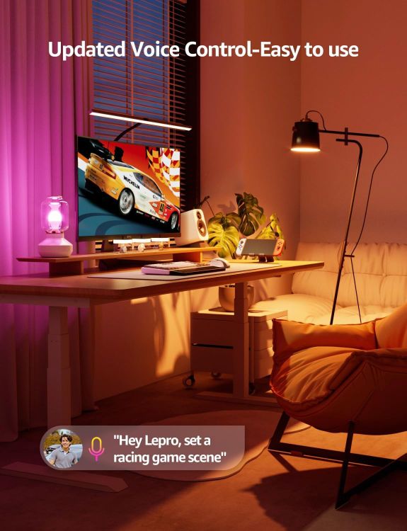 Picture of BP1 AI Smart Bulb E14 RGBWW, Works with Alexa & Google Assistant, Music Sync, Colour Changing, 4.9W = 40W, 470lm Dimmable, App Voice Control, Personalized AI Lighting Designer, Pack of 4 [Energy Class F]