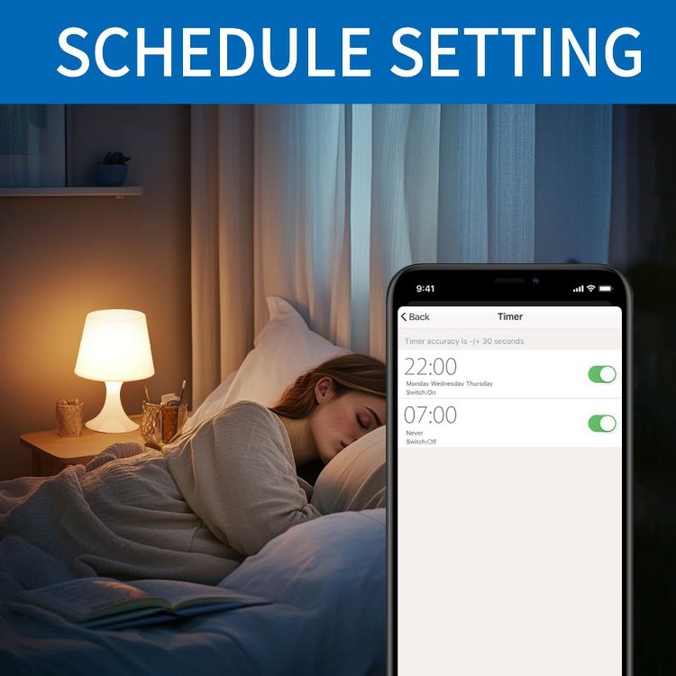 Picture of Smart Bulb E14 Alexa Light Bulbs RGB Colour Changing Bulbs Smart Life App Control Bluetooth & WiFi Bulb 470LM 5W Replace 40 Watt Works with Alexa & Google Assistant (2 Pack)