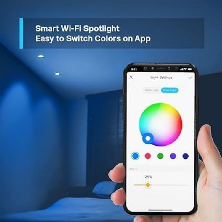 Picture of L630 4-Pack Smart Bulb Alexa Light Bulb Smart Light Bulb Spotlight GU10 Lamp Base 16 Million Colours White Tunable High Lumen & Dimmable Remote Control Voice Control Alexa & Google