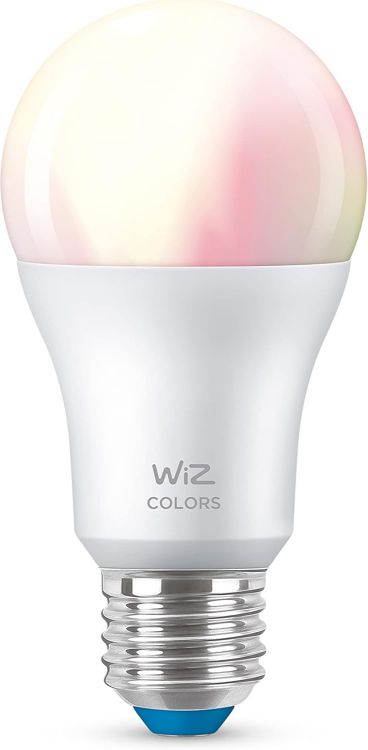 Picture of Colour [E27 Edison Screw] Smart Connected WiFi Light Bulb 60W Colour and White Light App Control for Home Indoor Lighting Livingroom Bedroom [Energy Class F]