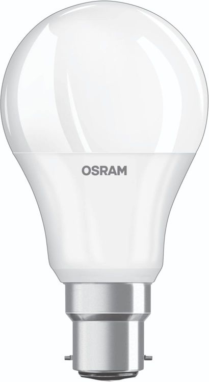 Picture of LED lamp Base B22d Cool White 4000K 8.50W Replacement for 60W Incandescent Bulb Frosted LED Base Classic A Pack of 3