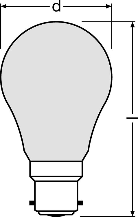 Picture of LED Star Classic A100 Frosted Filament LED Lamp in Bulb Shape B22d Base Cool White 4000K Replacement for Conventional 100W Bulbs 1-Pack
