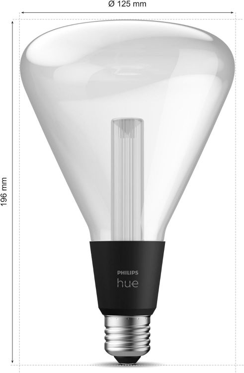 Picture of Lightguide Triangle Smart Bulb White and Color Light Bluetooth Compatible Voice Control with Alexa Apple Home & Google Assistant [Energy Class G]