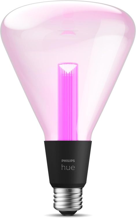 Picture of Lightguide Triangle Smart Bulb White and Color Light Bluetooth Compatible Voice Control with Alexa Apple Home & Google Assistant [Energy Class G]