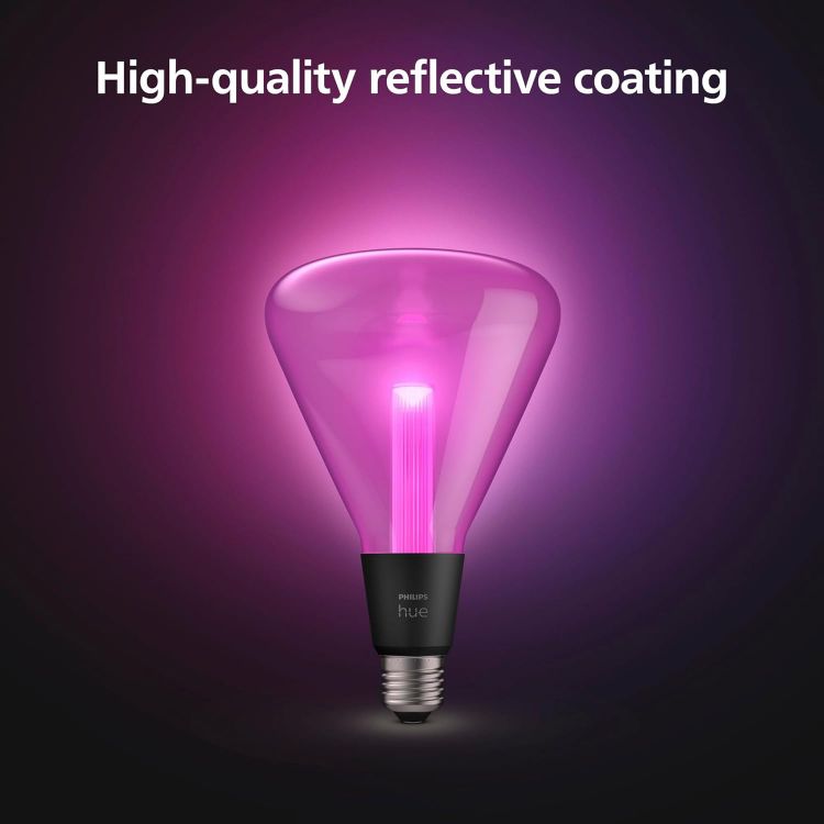 Picture of Lightguide Triangle Smart Bulb White and Color Light Bluetooth Compatible Voice Control with Alexa Apple Home & Google Assistant [Energy Class G]