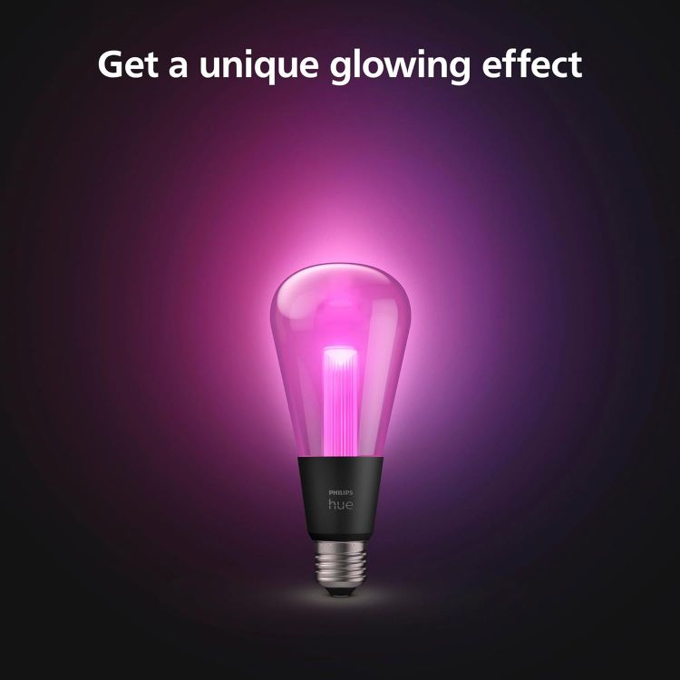 Picture of Lightguide ST70 Edison Smart Bulb White and Color Light Bluetooth Compatible Voice Control with Alexa Apple Home & Google Assistant [Energy Class G]