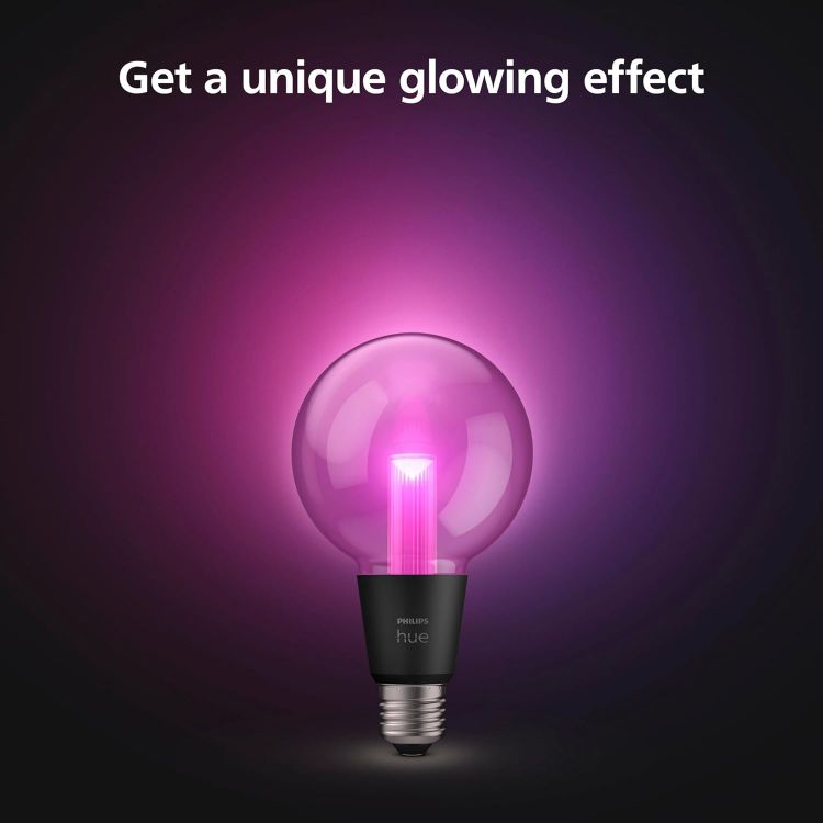 Picture of Lightguide G95 Small Globe Smart Bulb White and Color Light Bluetooth Compatible Voice Control with Alexa Apple Home & Google Assistant [Energy Class G]