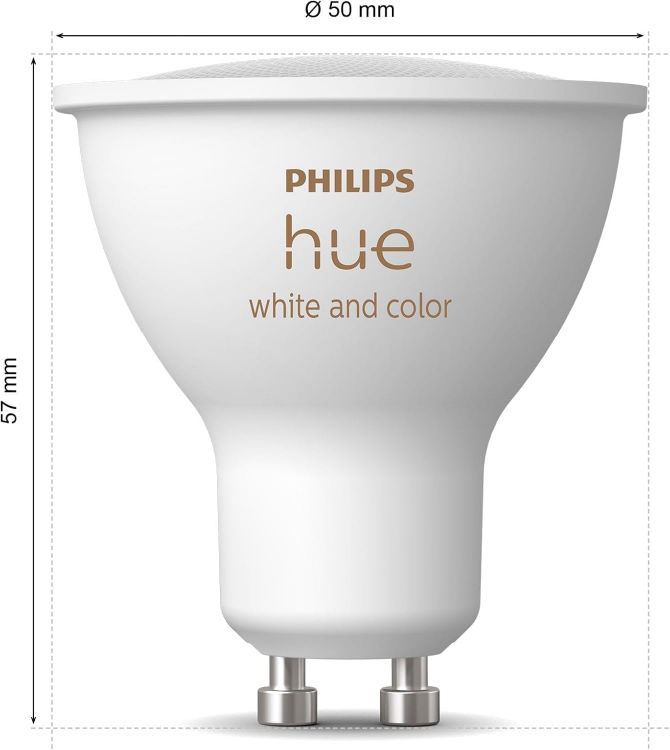 Picture of GU10 Smart LED Spotlight 3-Pack White and Colour Ambiance