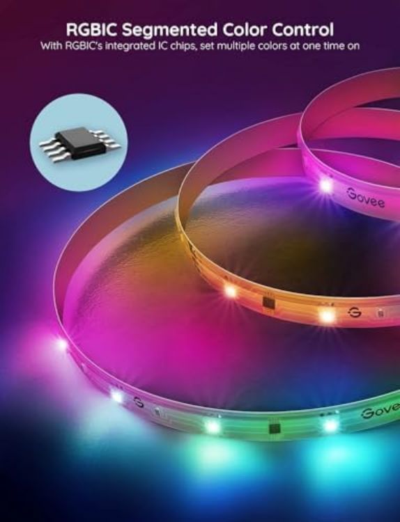 Picture of RGBWW Smart Bulb B22 2 Pack and RGBIC LED Strip Light 5m Bundle