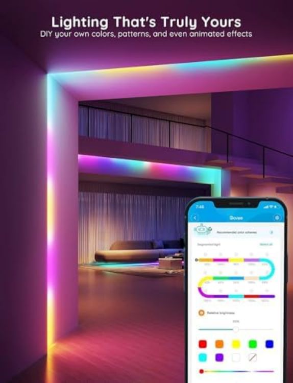 Picture of RGBWW Smart Bulb B22 2 Pack and RGBIC LED Strip Light 5m Bundle