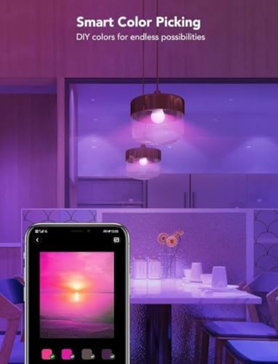 Picture of RGBWW Smart Bulb B22 2 Pack and RGBIC LED Strip Light 5m Bundle