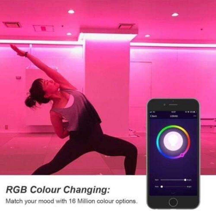 Picture of Energizer Smart WiFi GU10 5W Colour Changing LED Bulbs All Whites 400LM Dimmable Smart Light 2 Pack
