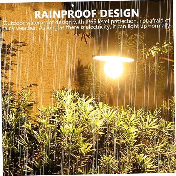 Picture of Solar Shed Light Waterproof Outdoor Wall Light Vintage Filament Motion Sensor