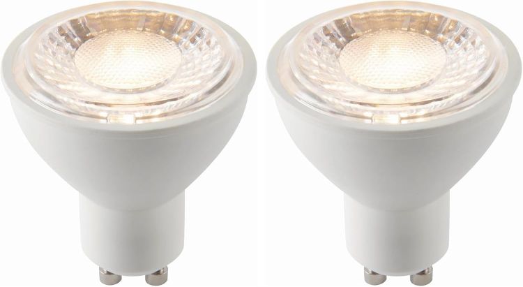Picture of 7W SMD LED GU10 Dimmable Warm White 60 Degrees 550 Lumens LED Energy Saving Light Bulb Lamp [Energy Class D]