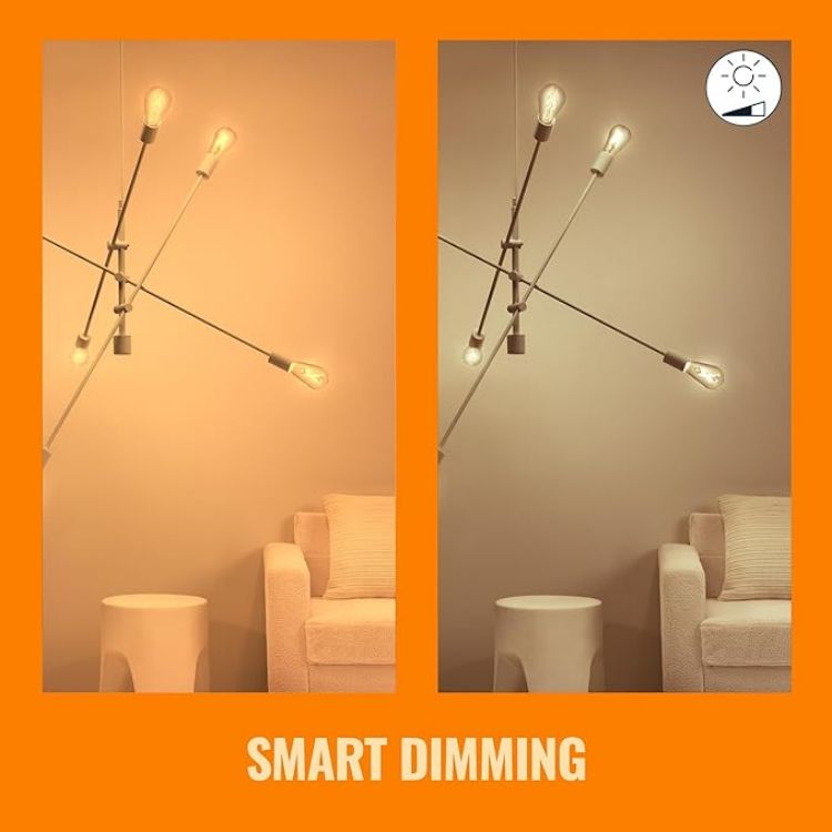 Picture of mart Bulb,E14,40W Warm to Cool White Light, Smart Dimming LED, Connected WiFi Works with Alexa, Google Assistant & HomeKit, App Control for Livingroom, Bedroom, Energy Monitoring, 2 Pack