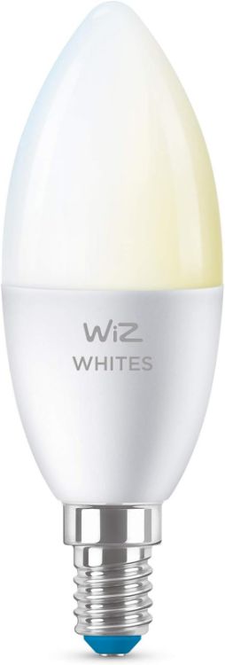 Picture of Smart Candle Light Bulb, Tunable White, E14 Small Screw 40W, Smart LED Connected WiFi Works with Alexa, Google Assistant & HomeKit, App Control for Livingroom, Bedroom. Dimmable White