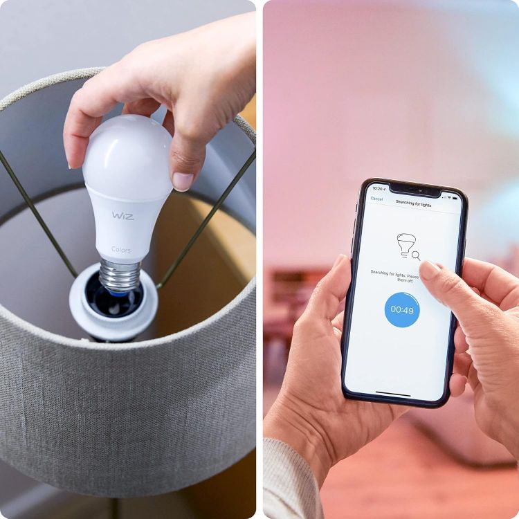 Picture of Tunable White E27 Edison Screw Smart WiFi Frosted LED Light Bulb 60W Equivalent Compatible with Alexa Google Assistant and Apple HomeKit