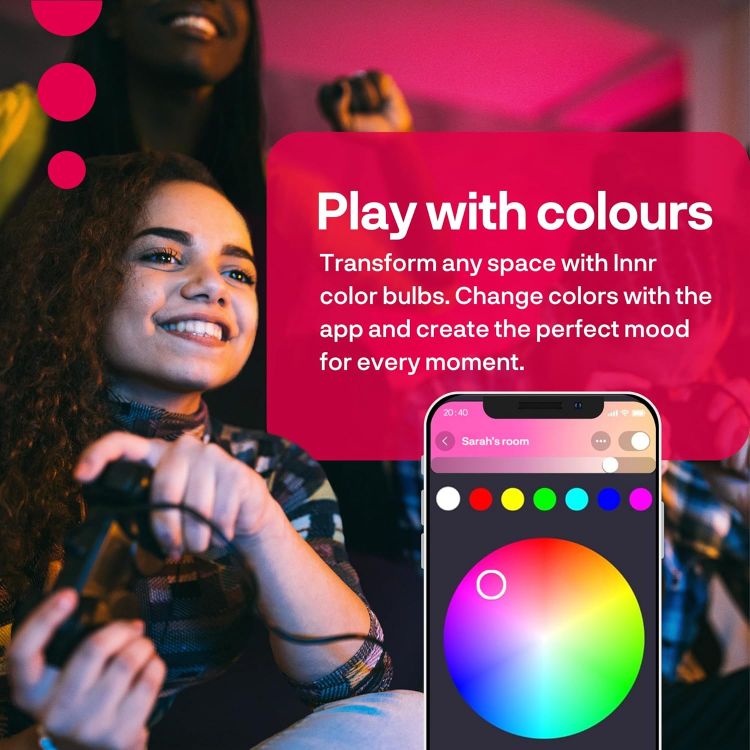 Picture of Zigbee GU10 Smart Bulb White and Colour LED Spot 410 Lumen Works with Hue and Alexa 2 Pack