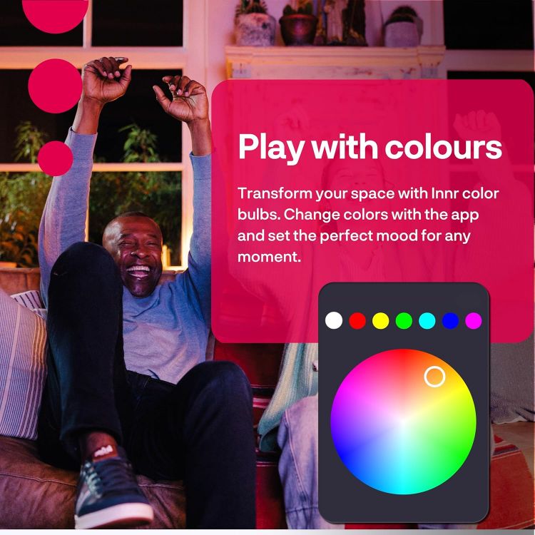 Picture of Zigbee GU10 Smart Bulb White and Colour Dimmable 400 Lumen Works with Hue and Alexa 2 Pack