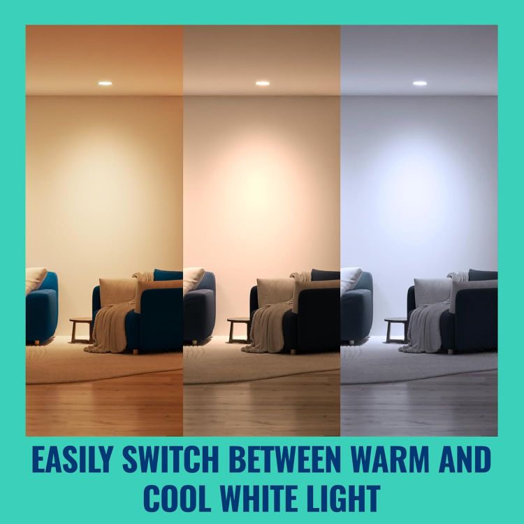 Picture of Smart GU10 LED Spotlight Glass Full Colour Tunable White 50W Equivalent 2200-6500K Dimmable Alexa Google Apple Home 4 Pack