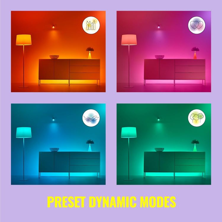 Picture of Smart Colour Filament Vintage Bulb E27 4.9W WiFi LED Works with Alexa Google Assistant HomeKit