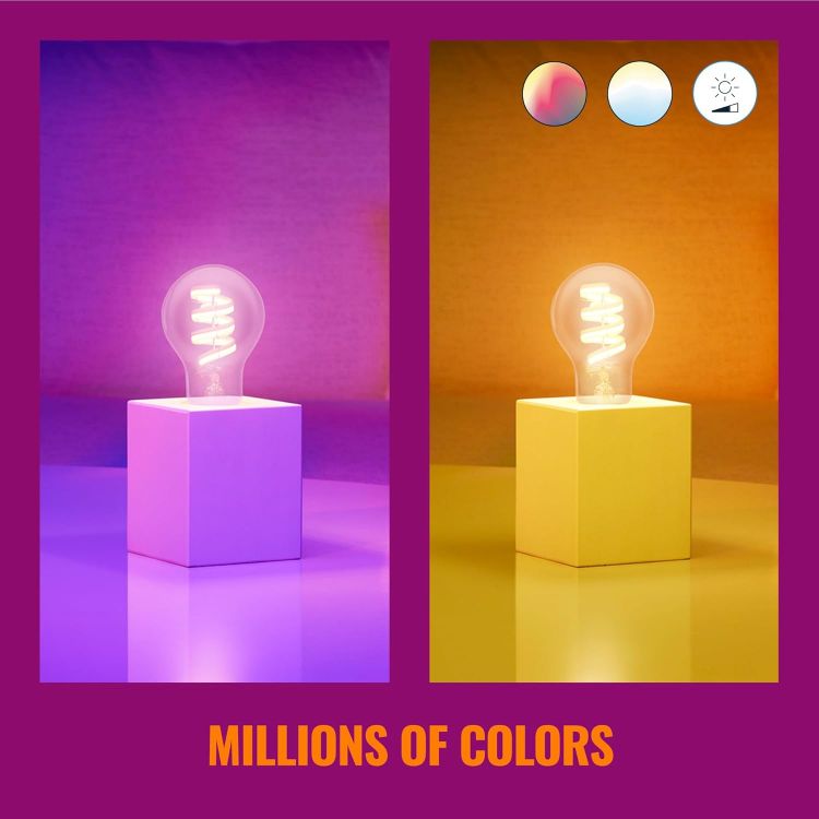Picture of Smart E27 Globe Shape Colour LED Bulb WiFi Dimmable Works with Alexa Google Assistant HomeKit Energy Monitoring