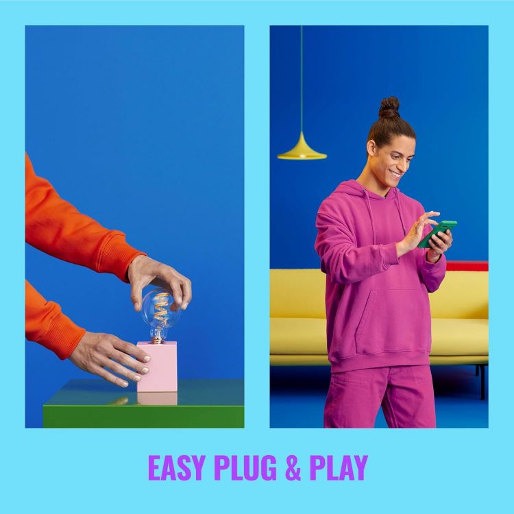 Picture of Smart E27 Globe Shape Colour LED Bulb WiFi Dimmable Works with Alexa Google Assistant HomeKit Energy Monitoring