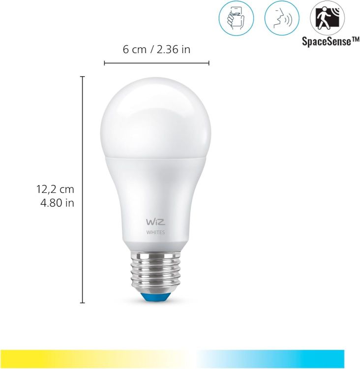 Picture of Smart E27 Frosted LED Bulb 2 Pack WiFi Dimmable Works with Alexa Google Assistant HomeKit Energy Monitoring