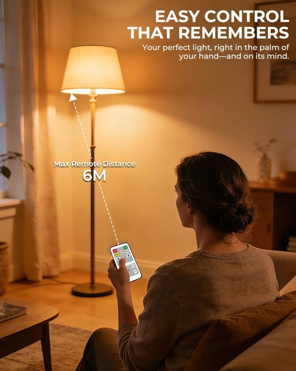 Picture of 4W E27 Candle LED Bulbs with Remote Control Dimmable ES 40W Equivalent 3 Colour Temperatures Timer 2 Pack