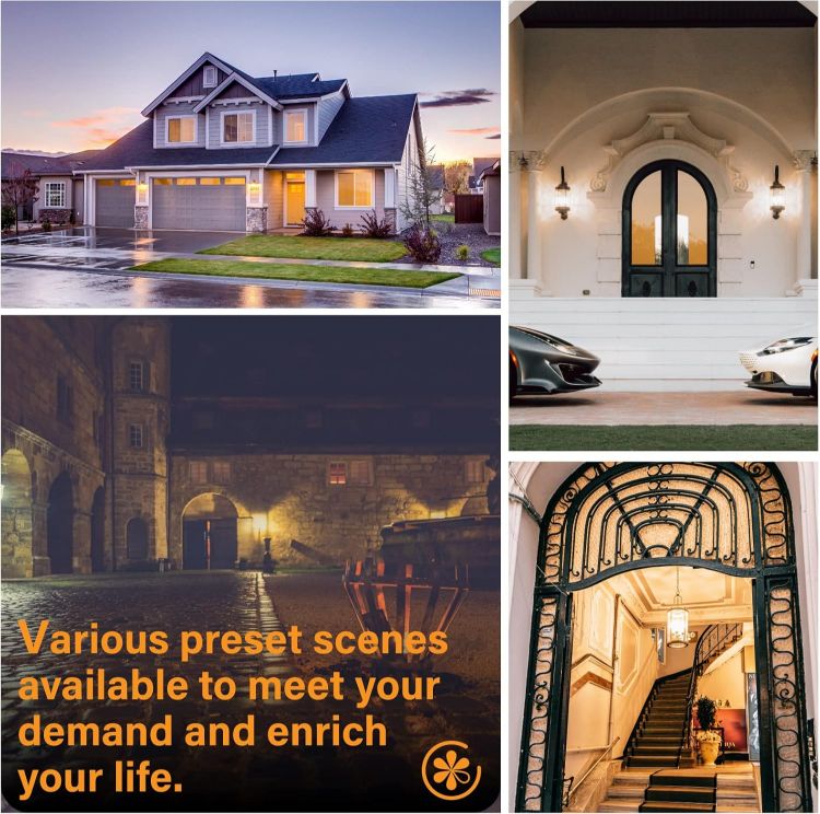 Picture of GU10 Smart Motion Sensor LED Bulbs 5W Warm White 3000K Auto On Off Security Spotlight 4 Pack