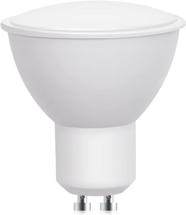 Picture of GU10 LED Dusk to Dawn Light Bulbs 5W Warm White 2700K Auto On Off Sensor Security Bulb 4 Pack