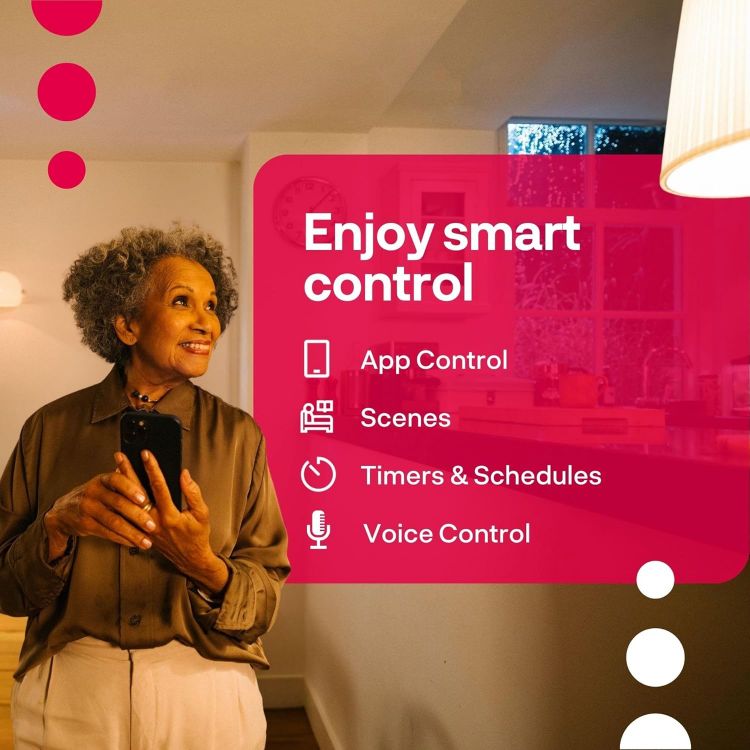 Picture of Zigbee E14 Smart Bulb Warm White to Cool White Mini Globe Dimmable Works with Hue Alexa 2 Pack