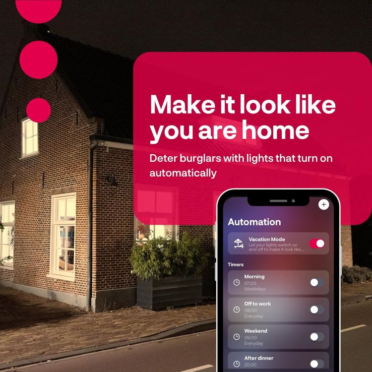 Picture of Zigbee E14 Smart Bulb White and Colour LED Candle Dimmable Works with Hue Alexa 2 Pack
