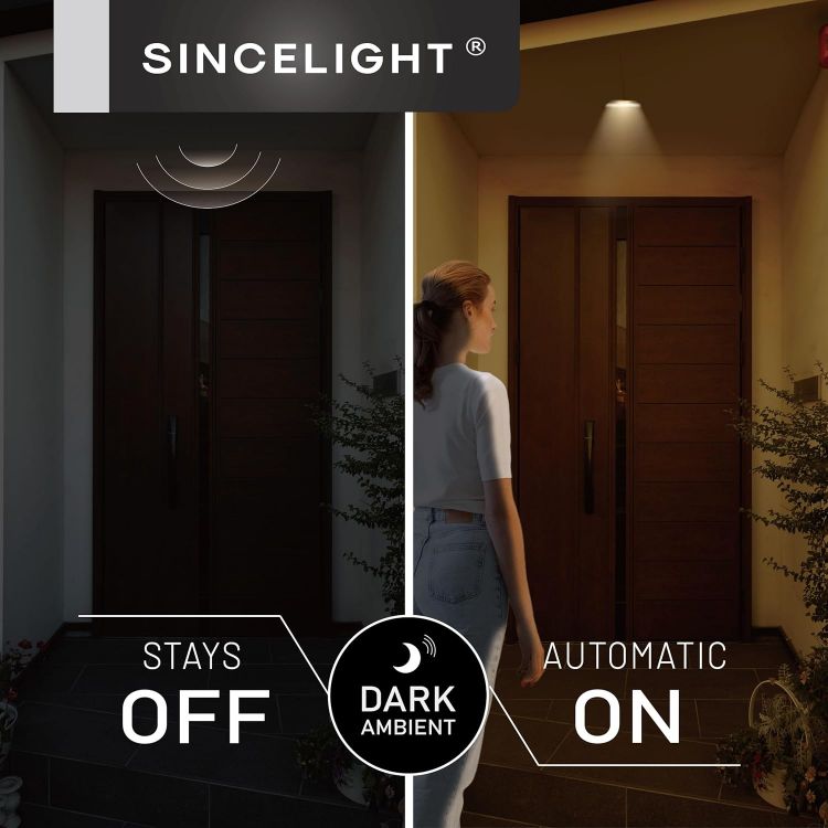 Picture of Motion Sensor LED Bulb E27 10W PIR Security Light Automatic On Off 2 Pack