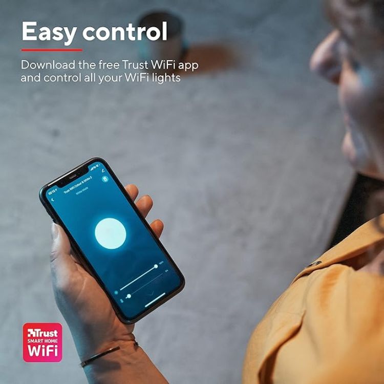 Picture of WiFi B22 Smart Bulb, Colour Changing Light Bulb, Works with Alexa and Google Home, No Hub Required, 2.4GHz WiFi Bulb, LED Alexa Light Bulb, White & Colour [Amazon Exclusive] - 2 Pack