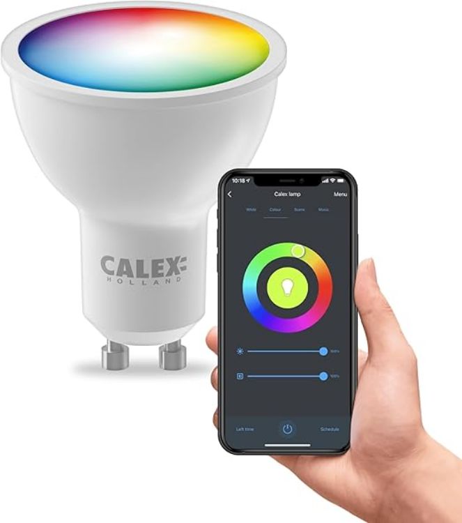 Picture of Smart Light Bulb GU10, WiFi LED Spotlight, RGB, App and Works with Amazon Alexa and Google Home, 4.9W [Energy Class G]