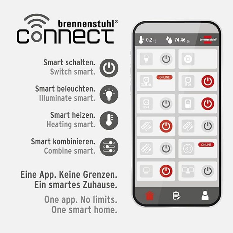 Picture of  Connect Smart Bulb SB 400 E14 (Compatible with Alexa and Google Assistant, no hub Necessary, Smart Light Bulb 2.4 GHz with Free app, 430lm, 5.5W) [Energy Class G]