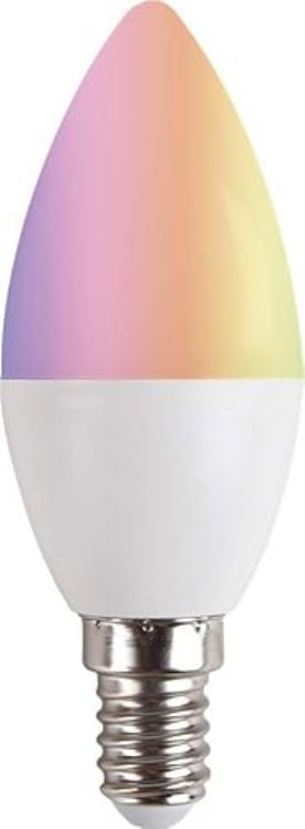 Picture of Energizer Smart E14 Candle Bulb 5W RGB 400LM WiFi Smart Light