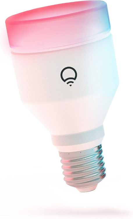 Picture of  Color, A19 1100 lumens  Wi-Fi Smart LED Light Bulb  Billions of Colors and Whites  No Bridge Required  Compatible with Alexa  Hey Google  HomeKit and Siri