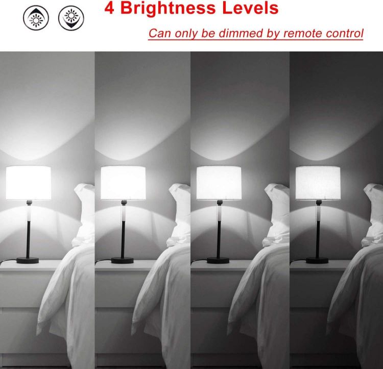 Picture of New White Smart Light Bulb Luster 2 Pack [E14 Small Edison Screw] with Bluetooth. Works with Alexa, Google Assistant and Apple HomeKit