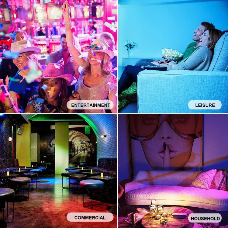 Picture of New White Smart Light Bulb Luster 2 Pack [E14 Small Edison Screw] with Bluetooth. Works with Alexa, Google Assistant and Apple HomeKit